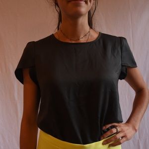 J. Crew Black Blouse